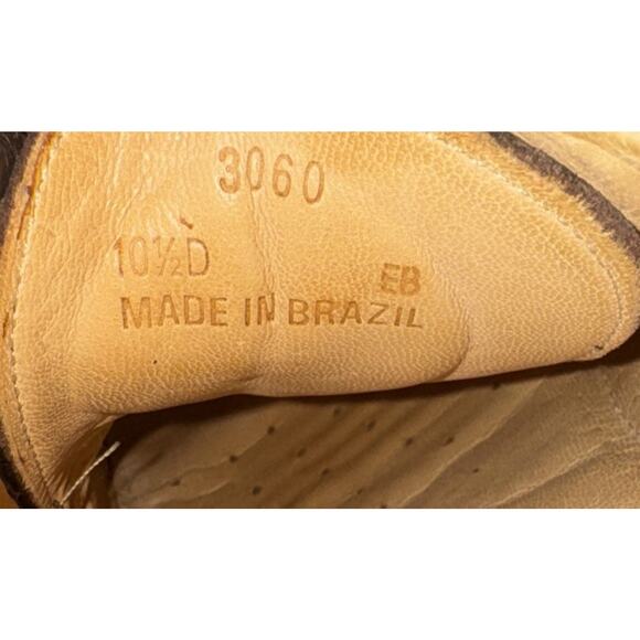 SANDRO MOSCOLONI Brown Size 10.5 Vineyard 3060 Split Toe Leather Shoes Brazil main image 5